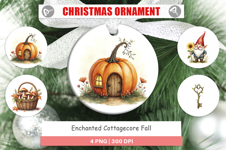 Ornament Enchanted Fall Cottagecore