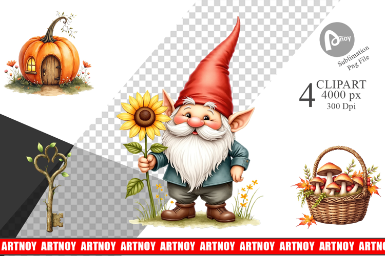 Clipart Enchanted Fall Cottagecore