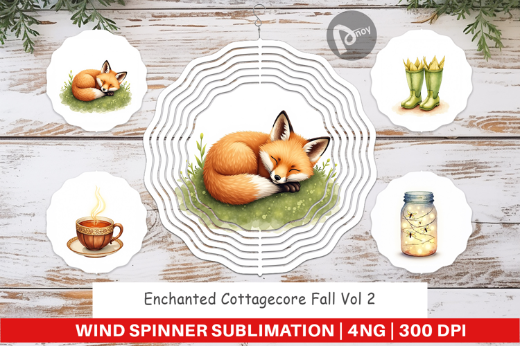 Wind Spinner Enchanted Fall Cottagecore