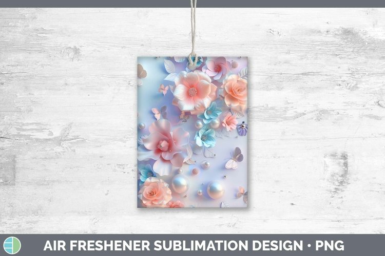 GorgeousEnchanted Flowers 3D Air Freshener design.