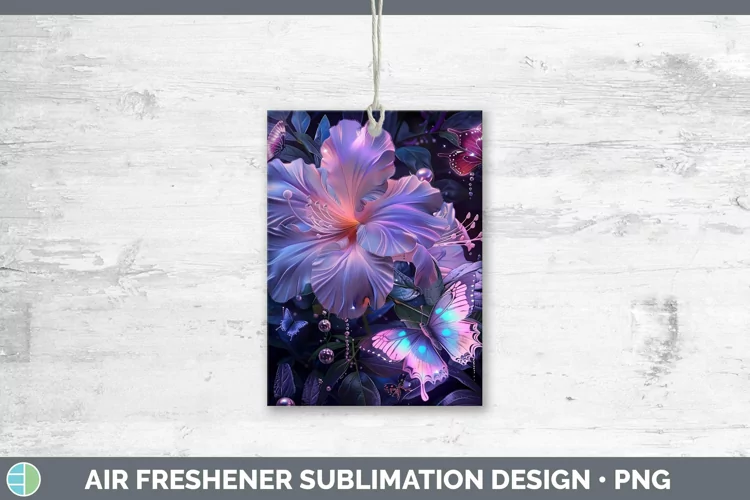 Enchanted Flowers 3D Azalea Air Freshener Sublimation Car Fr
