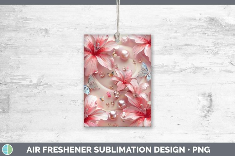 GorgeousEnchanted Flowers 3D Air Freshener design.