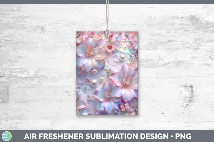 GorgeousEnchanted Flowers 3D Air Freshener design.