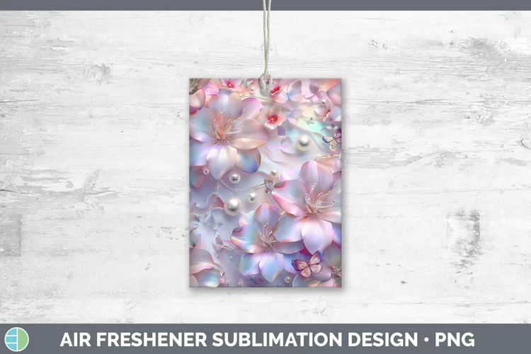 Enchanted Flowers 3D Azalea Air Freshener Sublimation Car Fr