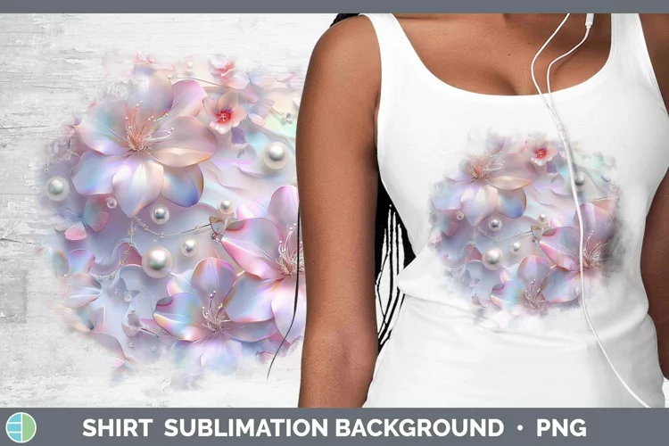 Enchanted Flowers 3D Azalea Shirt Sublimation Sublimation Ba