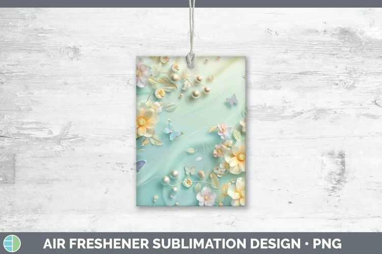 Enchanted Flowers 3D Buttercup Air Freshener Sublimation Car
