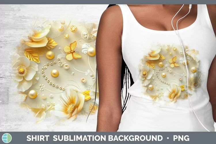 Enchanted Flowers 3D Buttercup Shirt Sublimation Sublimation