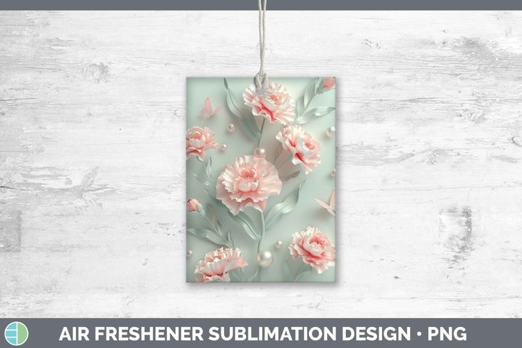 GorgeousEnchanted Flowers 3D Air Freshener design.
