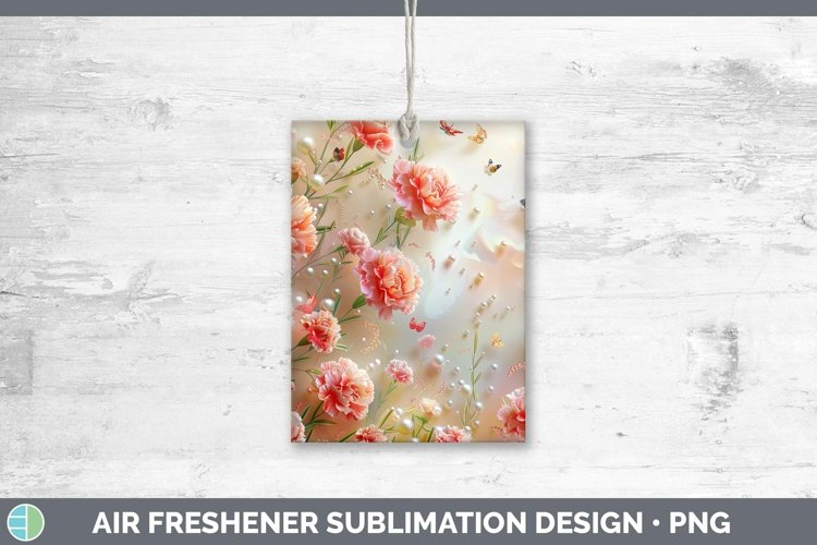 GorgeousEnchanted Flowers 3D Air Freshener design.