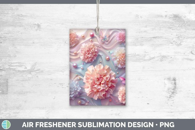 GorgeousEnchanted Flowers 3D Air Freshener design.