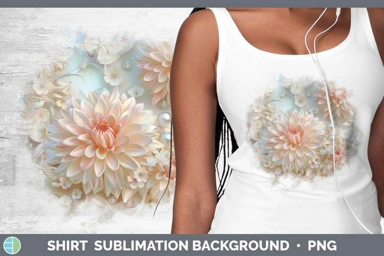 GorgeousEnchanted Flowers 3D Shirt design.