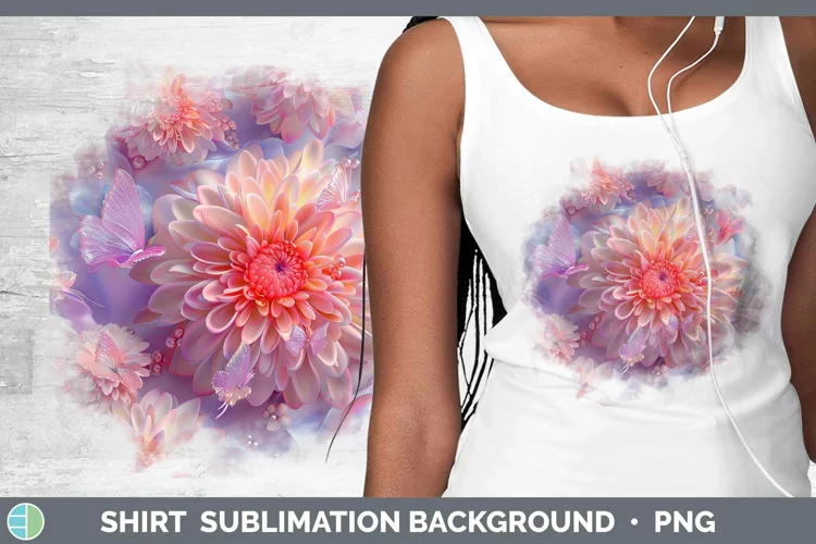 Enchanted Flowers 3D Chrysanthemum Shirt Sublimation Sublima