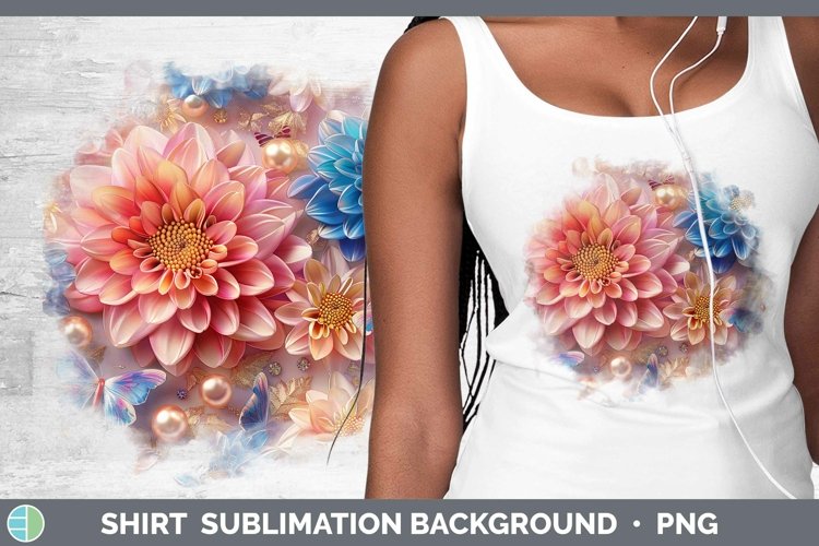 GorgeousEnchanted Flowers 3D Shirt design.