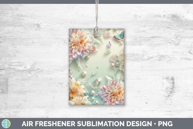 GorgeousEnchanted Flowers 3D Air Freshener design.