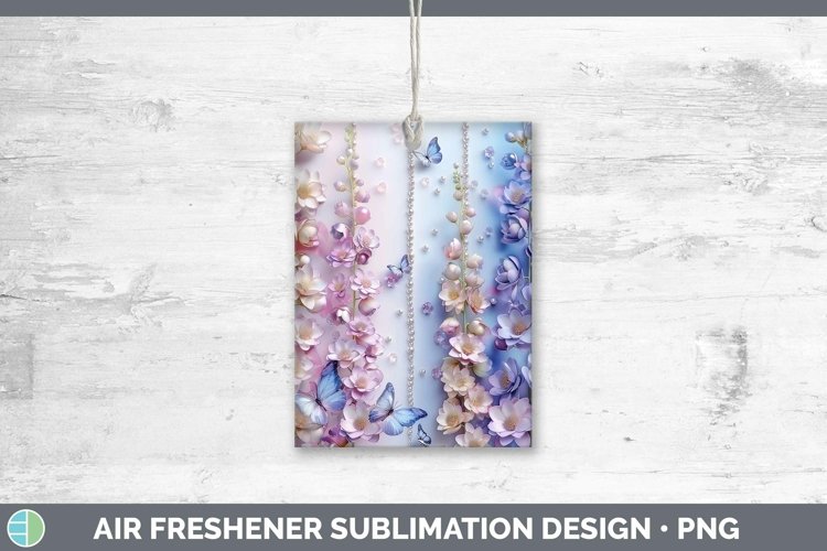 GorgeousEnchanted Flowers 3D Air Freshener design.