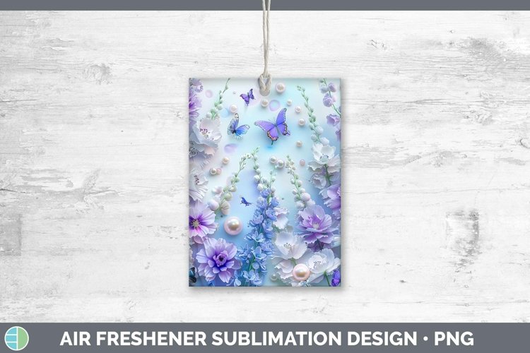GorgeousEnchanted Flowers 3D Air Freshener design.