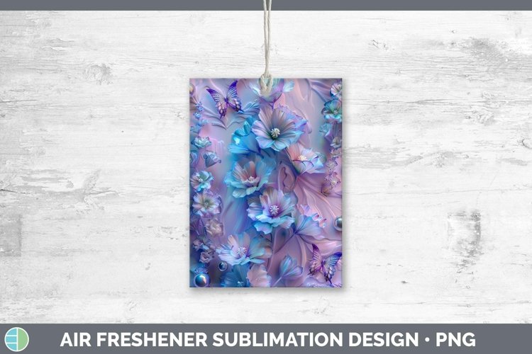 GorgeousEnchanted Flowers 3D Air Freshener design.