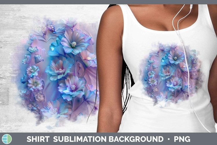 GorgeousEnchanted Flowers 3D Shirt design.