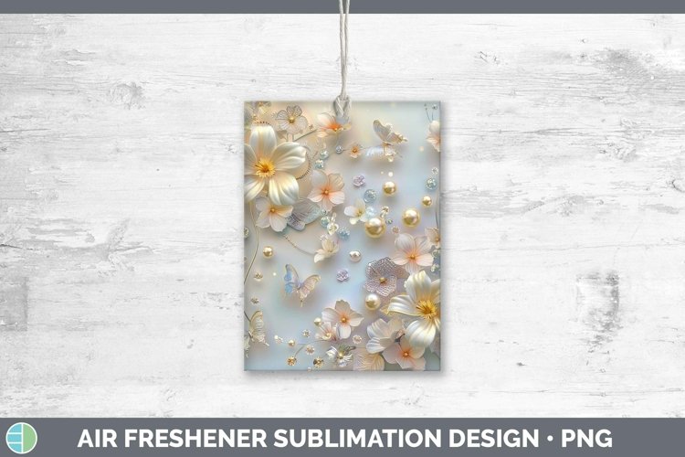 GorgeousEnchanted Flowers 3D Air Freshener design.