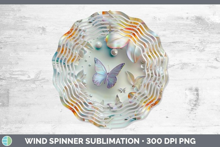 GorgeousEnchanted Flowers 3D Wind Spinner design.