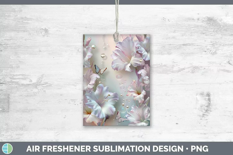 Enchanted Flowers 3D Gladiolus Air Freshener Sublimation Car