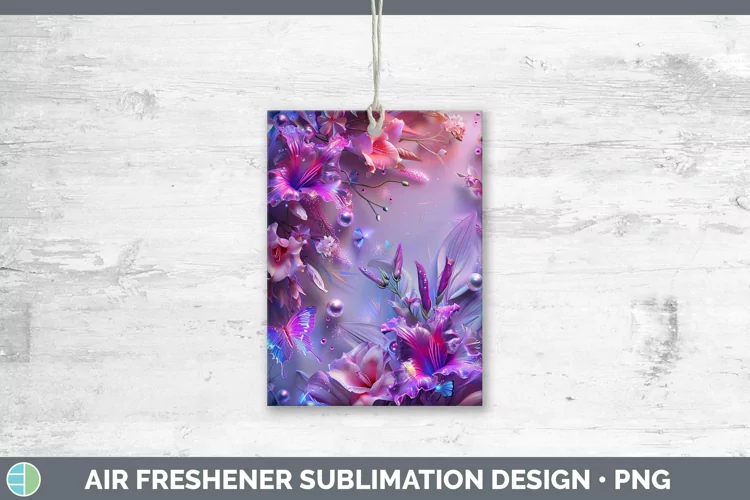 Enchanted Flowers 3D Gladiolus Air Freshener Sublimation Car