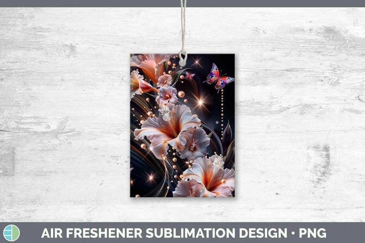 GorgeousEnchanted Flowers 3D Air Freshener design.