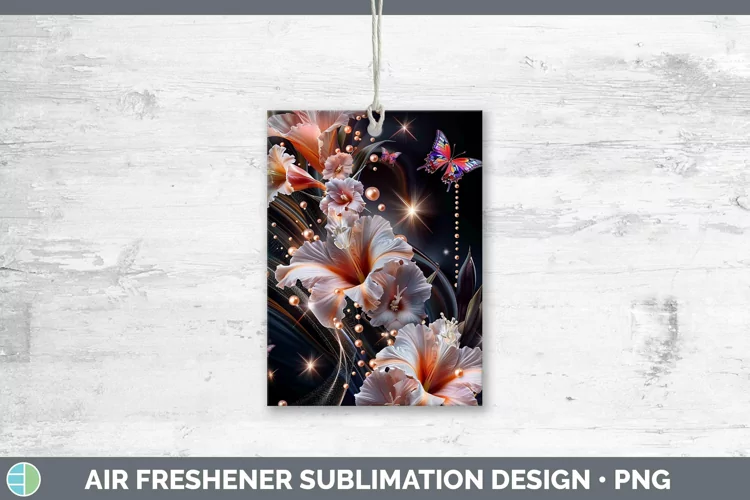 Enchanted Flowers 3D Gladiolus Air Freshener Sublimation Car