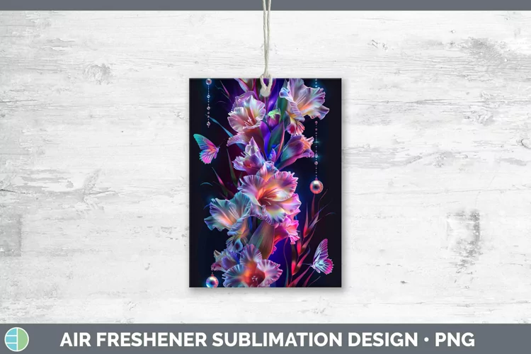 Enchanted Flowers 3D Gladiolus Air Freshener Sublimation Car