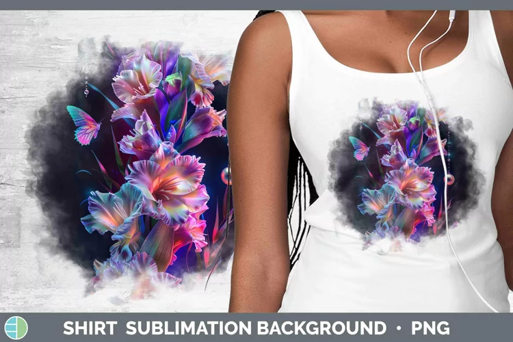 Enchanted Flowers 3D Gladiolus Shirt Sublimation Sublimation
