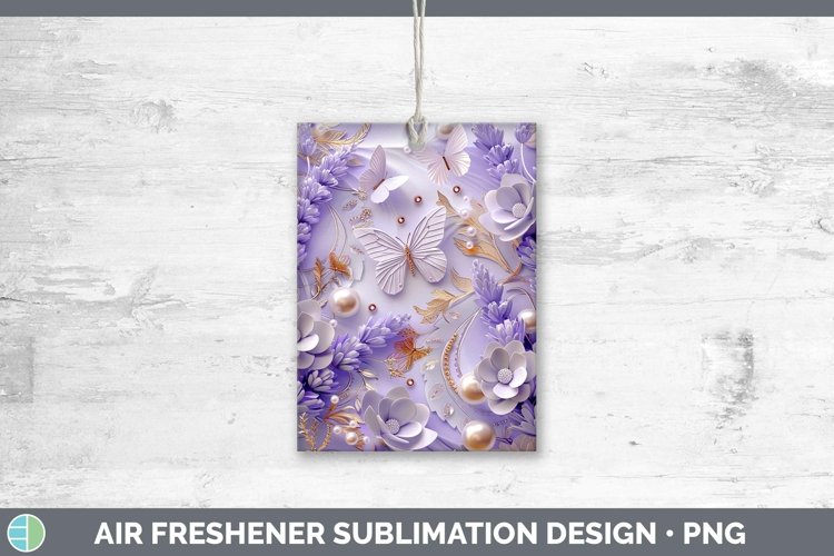 GorgeousEnchanted Flowers 3D Air Freshener design.