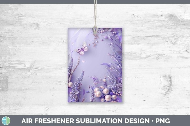 GorgeousEnchanted Flowers 3D Air Freshener design.