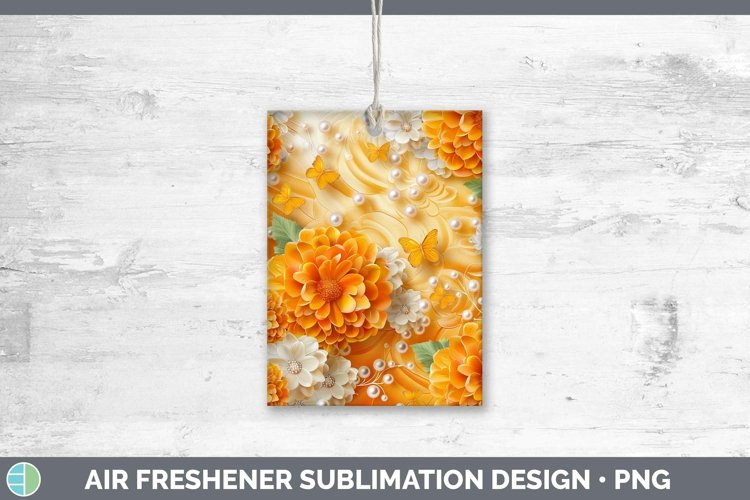 GorgeousEnchanted Flowers 3D Air Freshener design.