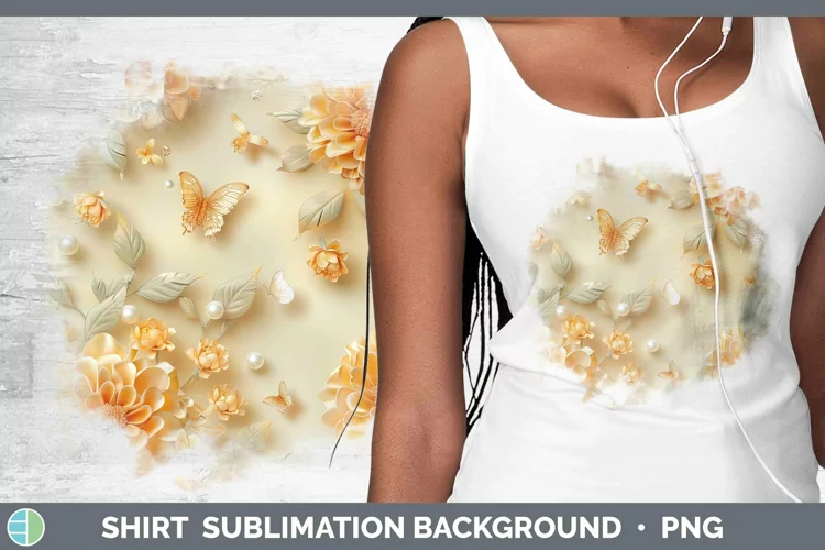 Enchanted Flowers 3D Marigold Shirt Sublimation Sublimation