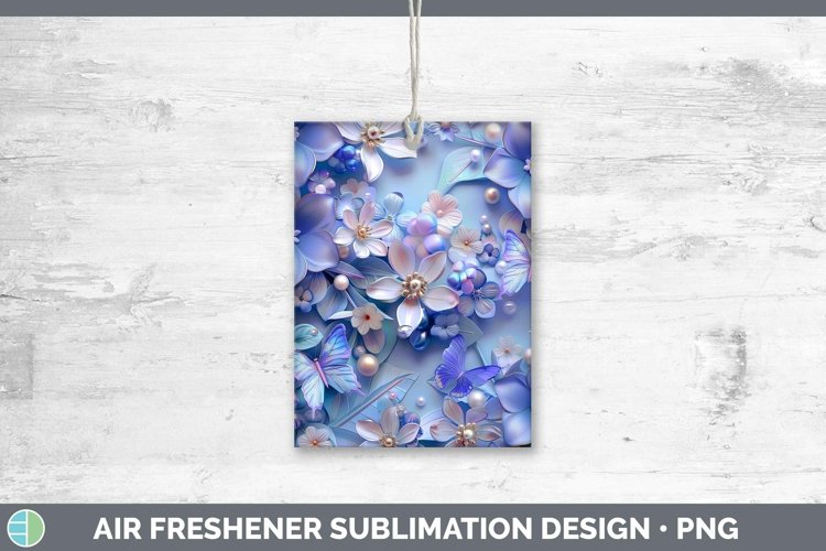 GorgeousEnchanted Flowers 3D Air Freshener design.