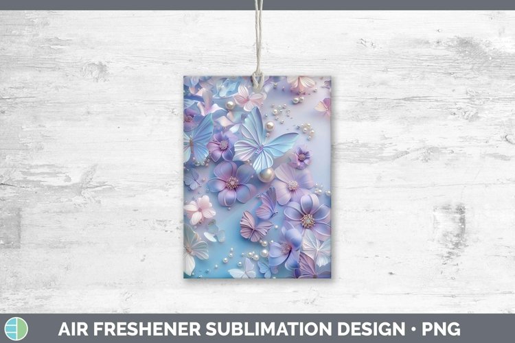 GorgeousEnchanted Flowers 3D Air Freshener design.