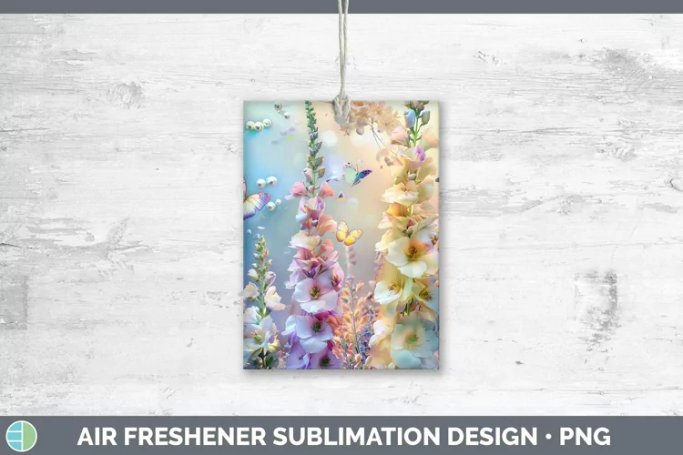 Enchanted Flowers 3D Snapdragon Air Freshener Sublimation Ca