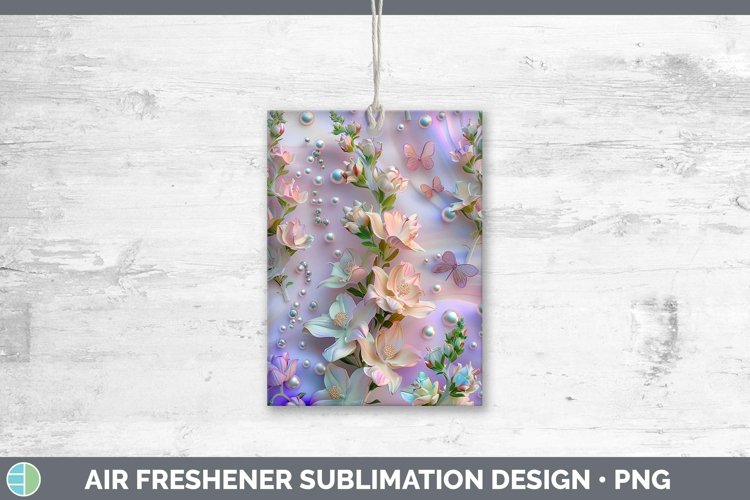 GorgeousEnchanted Flowers 3D Air Freshener design.