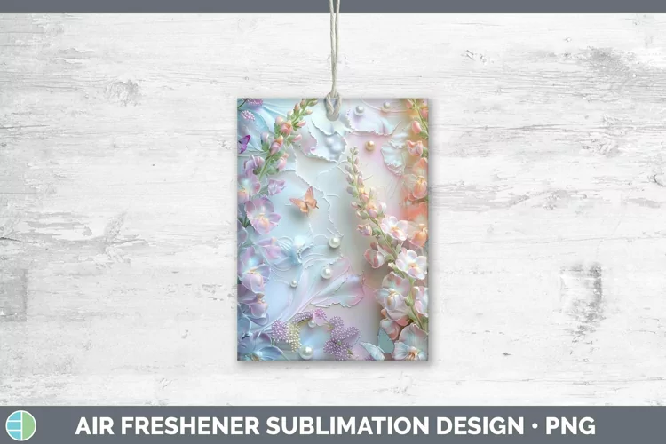 Enchanted Flowers 3D Snapdragon Air Freshener Sublimation Ca