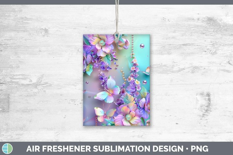 GorgeousEnchanted Flowers 3D Air Freshener design.
