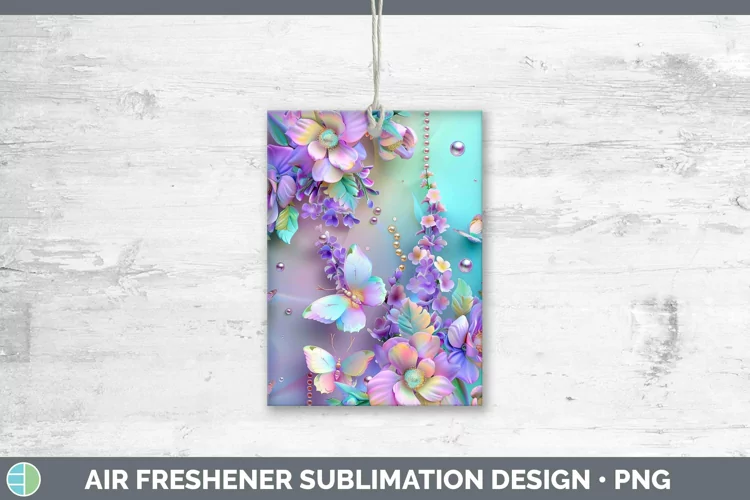 Enchanted Flowers 3D Snapdragon Air Freshener Sublimation Ca