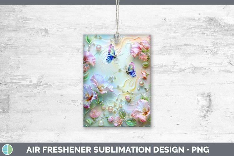 GorgeousEnchanted Flowers 3D Air Freshener design.