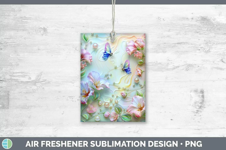 Enchanted Flowers 3D Sweet Pea Air Freshener Sublimation Car