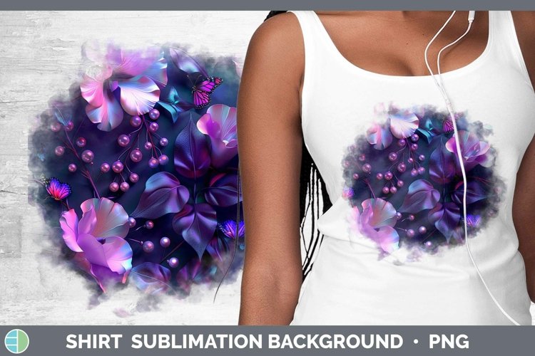 GorgeousEnchanted Flowers 3D Shirt design.