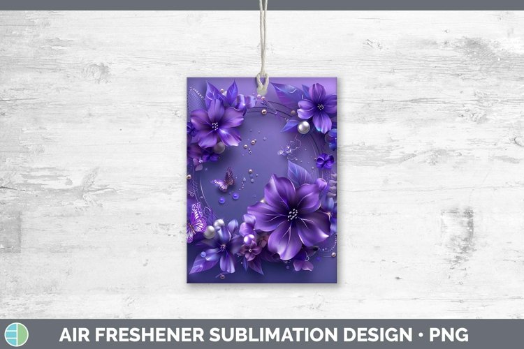 GorgeousEnchanted Flowers 3D Air Freshener design.