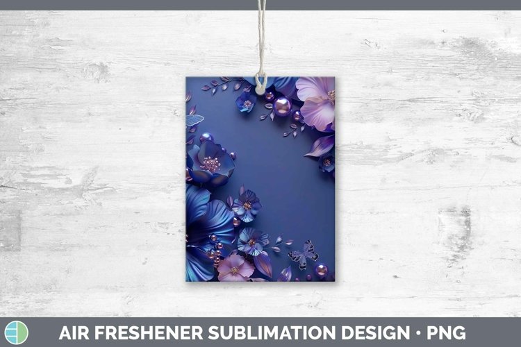 GorgeousEnchanted Flowers 3D Air Freshener design.