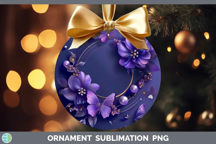 GorgeousEnchanted Flowers 3D Ornament design.