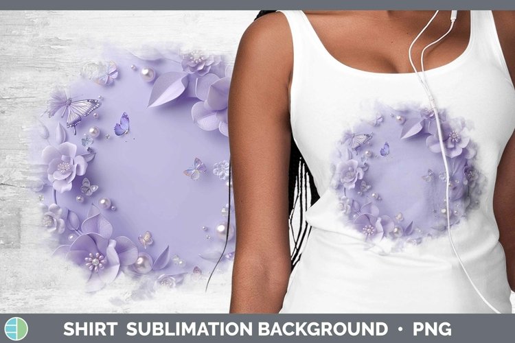 GorgeousEnchanted Flowers 3D Shirt design.