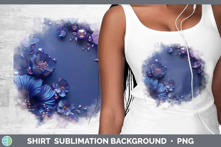 GorgeousEnchanted Flowers 3D Shirt design.