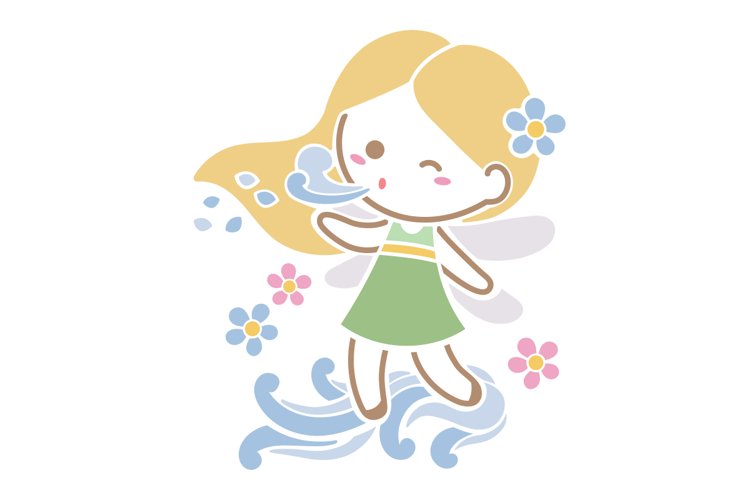 Enchanted Girl Cutting File example image 1